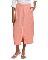 Reiss - Jacqueline Linen-Blend Top - Lyst