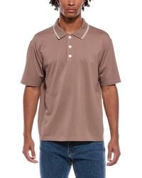 FRAME - Light Pique Polo Shirt - Lyst