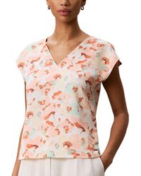 Calvin Klein - Matte Satin Top - Lyst