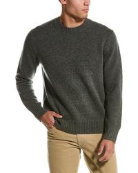 Vince - Melange Wool & Cashmere-blend Crewneck Sweater - Lyst