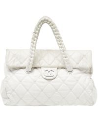Chanel - Quilted Leather Hidden Chain Double Flap Bag (Authentic Pre-Owned) - Lyst