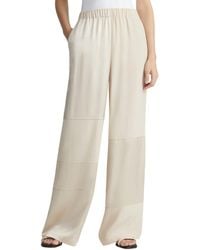 Lafayette 148 New York - Block Panel Riverside Wide Leg Silk Pant - Lyst