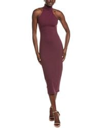 Susana Monaco - Mock Neck Midi Dress - Lyst