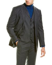 English Laundry 3pc Vested Wool-blend Suit - Multicolour