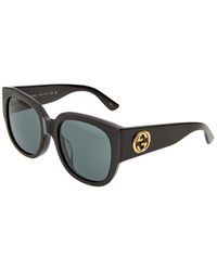 Gucci - GG0142SAN 55mm Sunglasses - Lyst