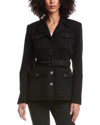 Toccin - Charlie Safari Wool Belted Jacket - Lyst