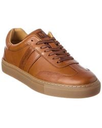 M by Bruno Magli - Ryan T Toe Leather Sneaker - Lyst