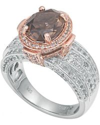 Suzy Levian - Two-Tone 4.65 Ct. Tw. Gemstone Statement Ring - Lyst