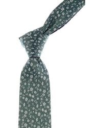 Canali - Floral/ Dots Reversible Silk Tie - Lyst