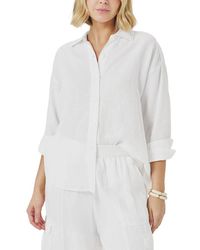 Splendid - Stella Linen Top - Lyst