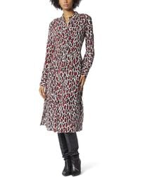Equipment - Thea Silk Midi Dress - Lyst