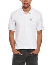 KARL LAGERFELD - Jonny Collar Polo Shirt - Lyst