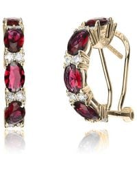 Genevive Jewelry - 14k Over Silver Earrings - Lyst