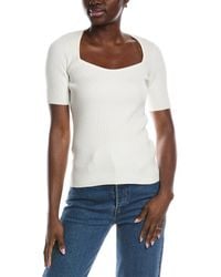 BOSS - Hugo Rib Sweater Top - Lyst