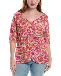 Johnny Was - Plus Gloriana Mesh T-Shirt - Lyst