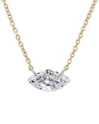 Lab Grown Diamonds - 14K 4.00 Ct. Tw. Lab-Grown Diamond Necklace - Lyst