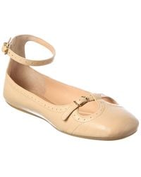Chloé - Misty Leather Ballerina Flat - Lyst