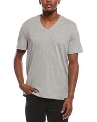 7 For All Mankind - V-neck Luxe Performance T-shirt - Lyst