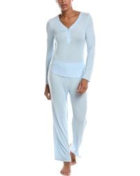 Honeydew Intimates - 2Pc Dreamland Long Henley Set - Lyst