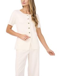 Ted Baker - Gail Peplum Button Down Shirt - Lyst