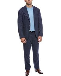 Brunello Cucinelli - 2Pc Pleated-Front Wool & Cashmere-Blend Suit - Lyst
