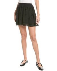 Chaser Brand - Beaded Star Flouncy Tiered Mini Skirt - Lyst