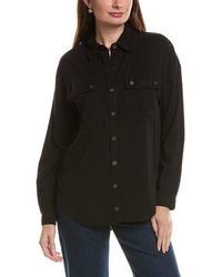 XCVI - Twill Smithson Button Up Shirt - Lyst