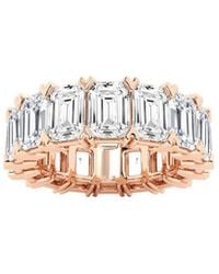 Lab Grown Diamonds - 14k Rose Gold 12.00 Ct. Tw. Lab Grown Diamond Eternity Ring - Lyst