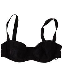 Dolce & Gabbana - Balconette Silk-Blend Bra - Lyst