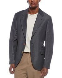 Brunello Cucinelli - Linen & Wool-Blend Blazer - Lyst