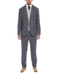 Brunello Cucinelli - 2Pc Alpaca & Wool-Blend Suit With Pleated Pant - Lyst