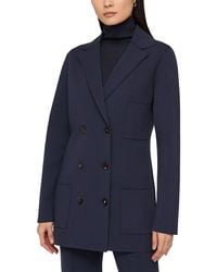 Lafayette 148 New York - Plus Double Breasted Knit Wool & Cashmere-Blend Jacket - Lyst