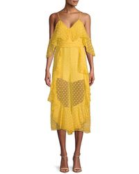 Alice McCALL What You Waiting For Silk Jumpsuit - Yellow