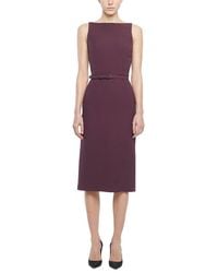 Adam Lippes - Annette Wool & Silk-Blend Dress - Lyst