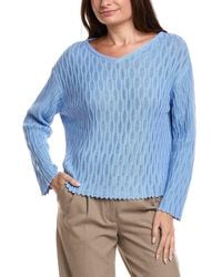 Lafayette 148 New York - Honeycomb Silk-Blend Sweater - Lyst