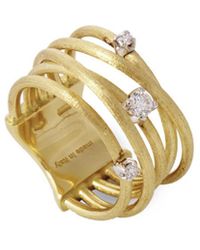 Marco Bicego Luce 18k Yellow Gold 0.16 Ct. Tw. Diamond Ring - Metallic