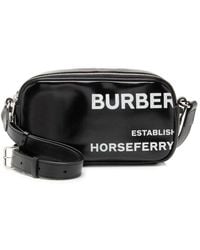 Burberry - Black Leather Horseferry Print Micro Camera Bag (authentic Pre-loved) - Lyst