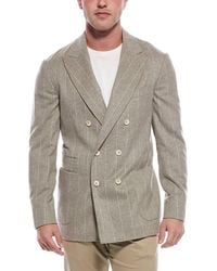 Brunello Cucinelli - Wool & Cashmere-blend Blazer - Lyst