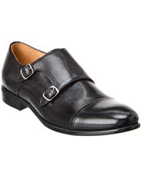 Warfield & Grand - Cap Double Monk Leather Oxford - Lyst