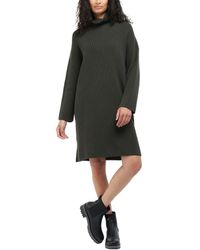 Barbour - Stitch Wool-blend Knee-length Dress - Lyst