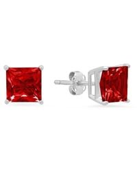 MaxColor - 14k 3.20 Ct. Tw. Lab-grown Ruby Studs - Lyst