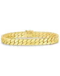 Italian Gold - 14K Modern Curb Chain Bracelet - Lyst