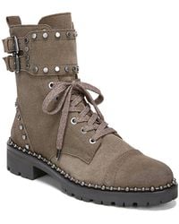 jennifer studded combat boot sam edelman