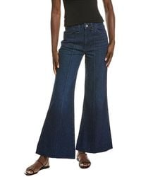 Rag & Bone - Stormy High-rise Clinton Wide Leg Flare Jean - Lyst