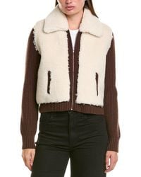 Hannah Rose - Merino Wool Sherpa & Shaker Jacket - Lyst