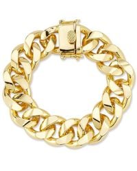 Chloe and Madison - Plated Curb Chain Link Bracelet - Lyst
