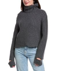 Helmut Lang - Turtleneck Wool-Blend Sweater - Lyst