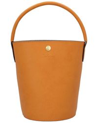 Longchamp - Epure Small Leather Bucket Bag - Lyst
