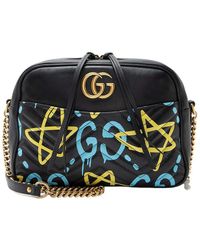 Gucci - Matelassé Leather GG Marmont Ghost Medium Camera Bag (authentic Pre- Loved) - Lyst