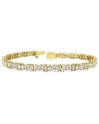 Lab Grown Diamonds - 14K 8.06 Ct. Tw. Lab-Grown Diamond Tennis Bracelet - Lyst